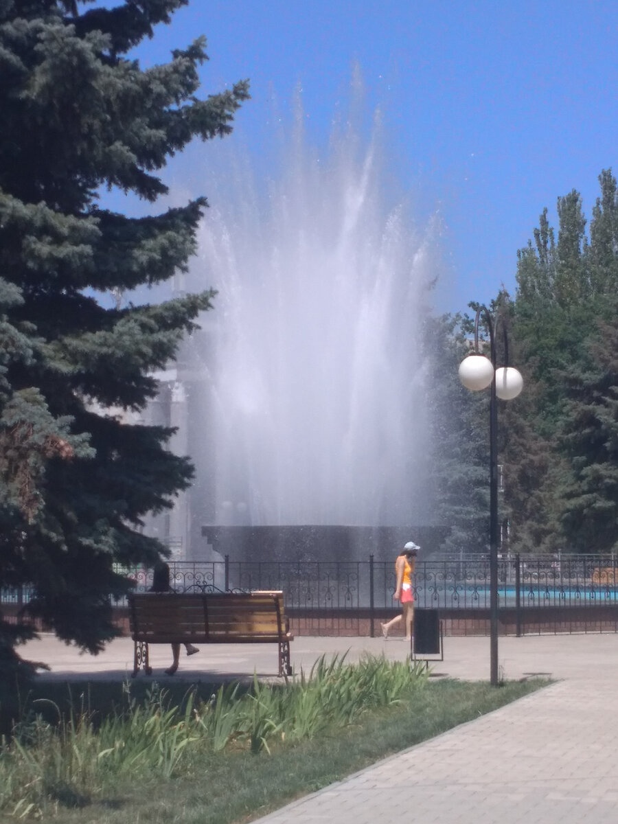 городской фонтан