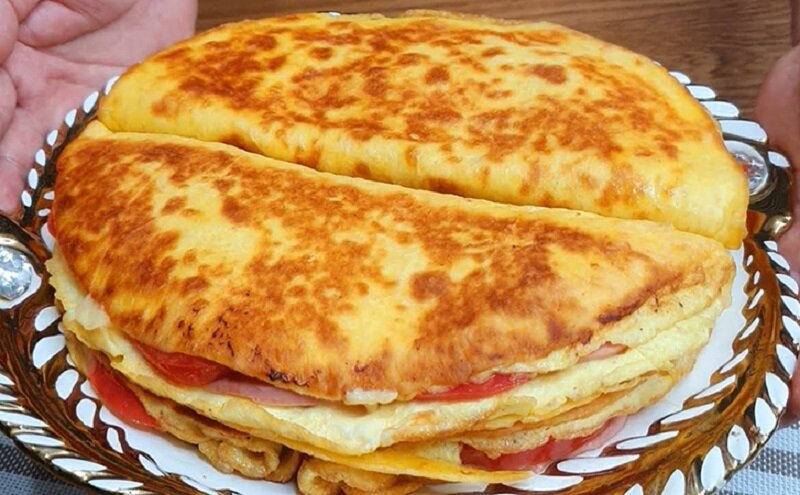 Очень вкусный завтрак за пару минут из простых продуктов 
