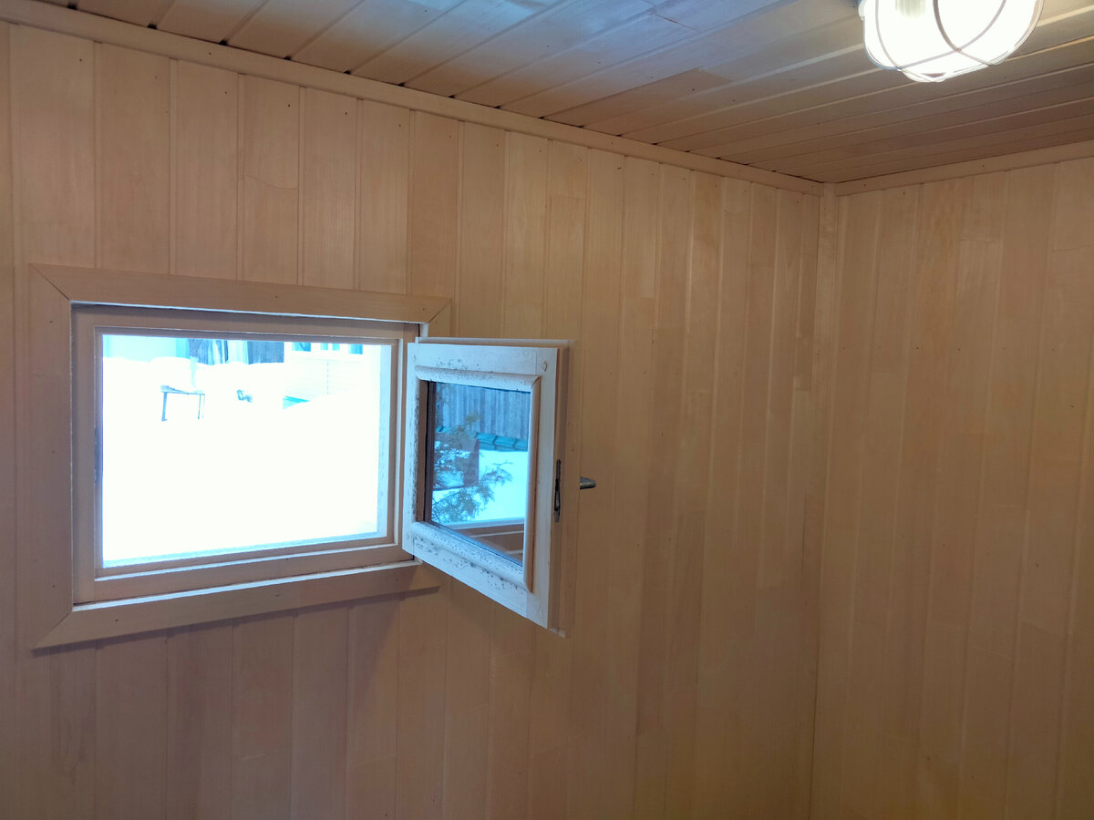 Парилка объемом около 10 куб. метров 