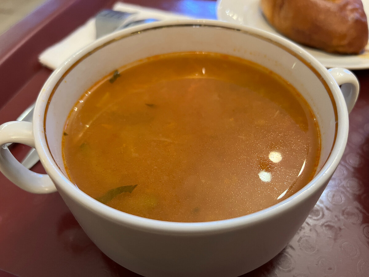 Постный рассольник в трапезной ХХС