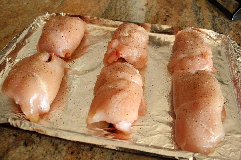 Куриные рулетики фото пошагово