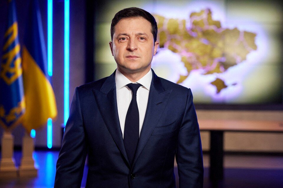     Президент Украины Владимир Зеленский.  REUTERS