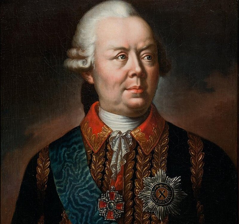 Портрет П. А. Румянцева-Задунайского (1725 - 1796 гг) работы неизвестного художника 1770-х годов