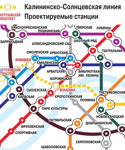 Кутузовская метро москва карта