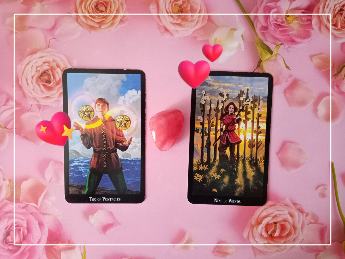 Тенденции в отношения. Коллаж с использованием Колдовского таро