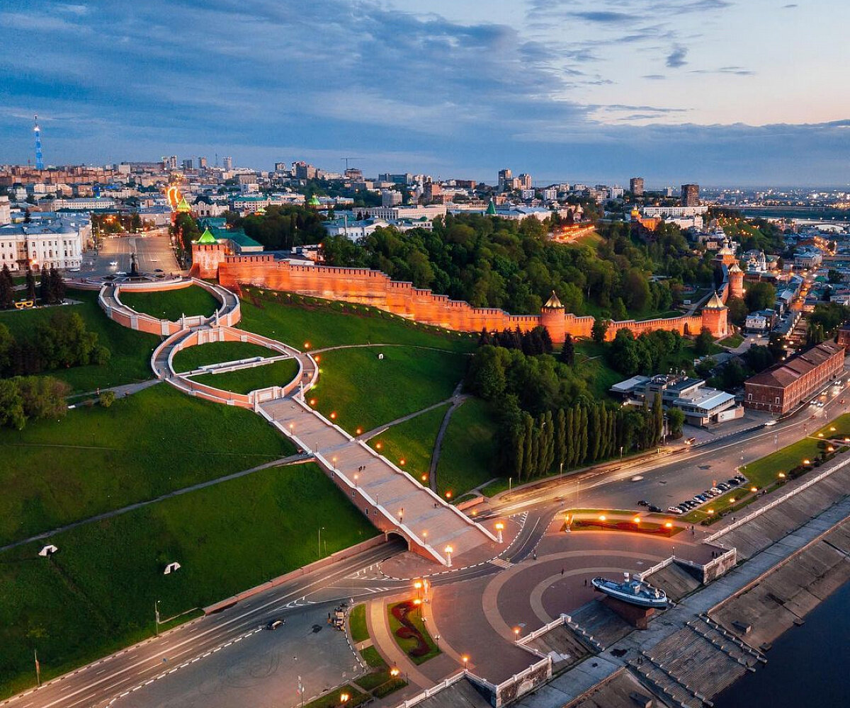 лестница чкалова в нижнем новгороде фото