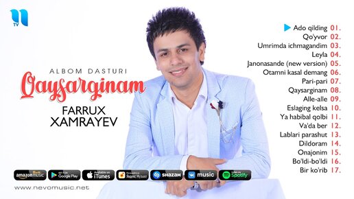 Farrux Xamrayev - Qaysarginam nomli albom dasturi 2019