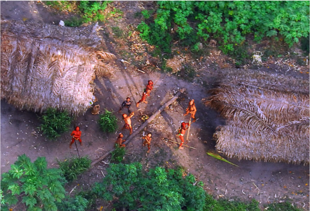 Аборигены. Фото сверху.