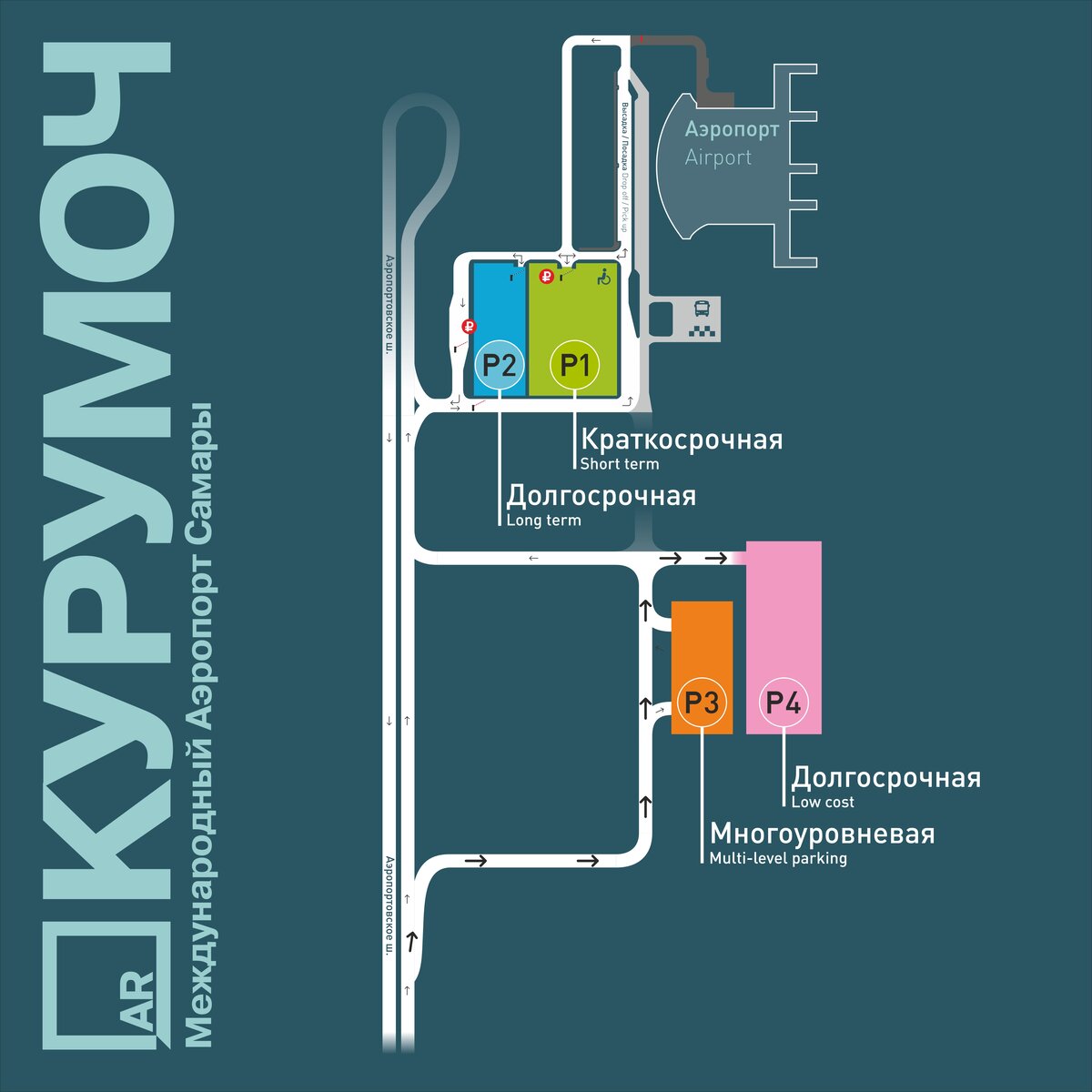 Схема аэропорта курумоч