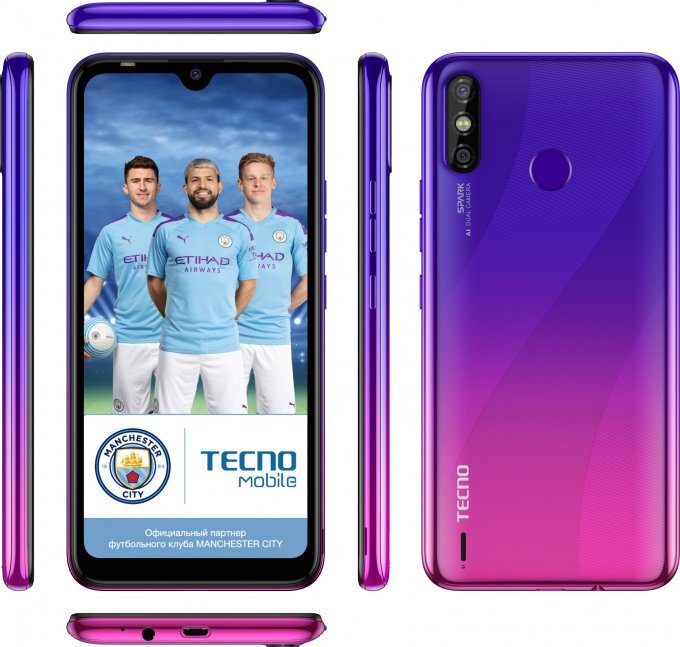 Новинка Tecno Spark 4 & Manchester City.