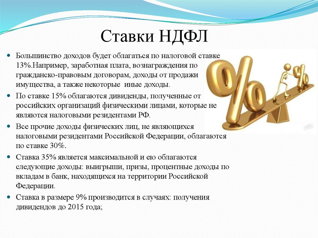 Ставки ндфл в 2025 году таблица изменения