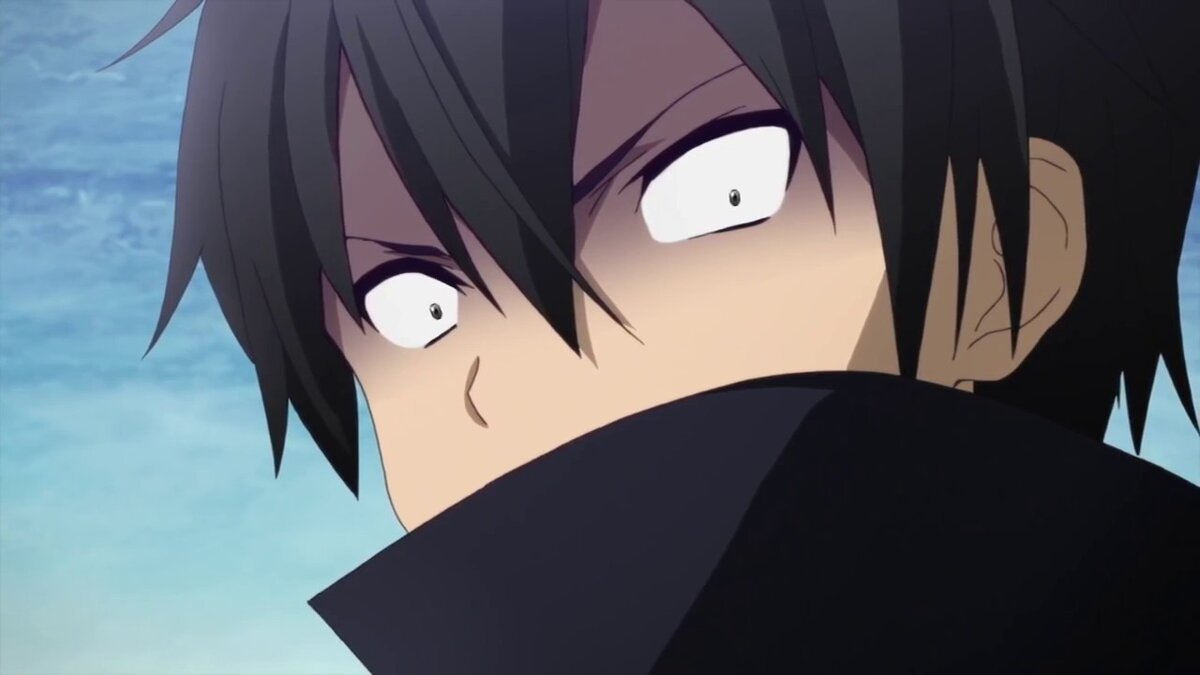 И да, привыкайте к вот такому взгляду Курта. Он социопат. И, несмотря на то, что это является поводом для постоянных шуток... это серьёзно. Пожалуй, это и делает абридж достаточно интересным: местные сломанные люди сломаны на самом деле. Даже главный злодей злодей по вполне нормальным причинам: у него была причина запереть игроков в виртуальной реальности. Ровно как и причина делать всё остальное. У всех местных персонажей есть причины делать то, что они делают.