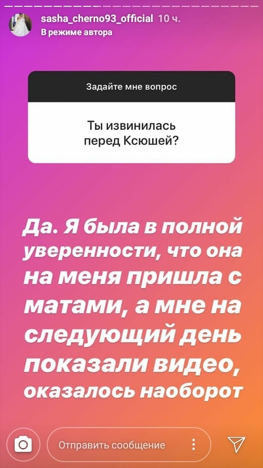 Саша признала свою вину
​Фото: «Инстаграм»