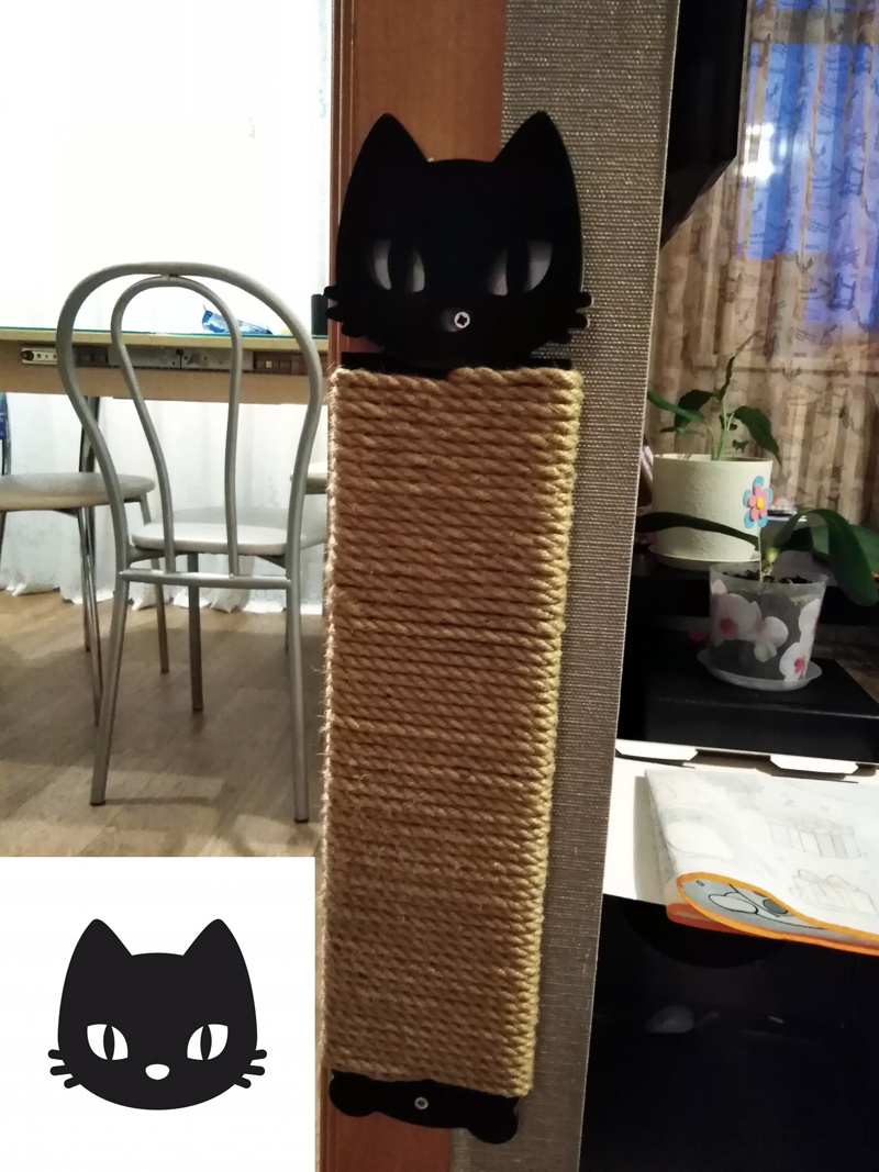 Когтеточка собственного производства. От проекта до готового изделия.