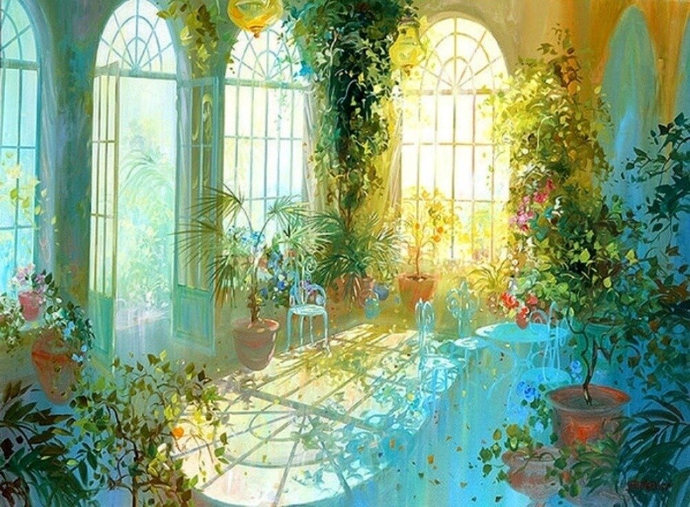 Французский художник-импрессионист Лоран Парселье