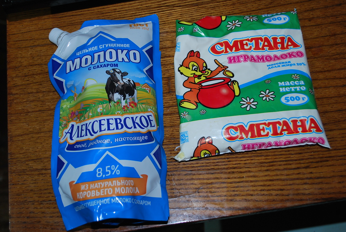 ингредиенты для торта