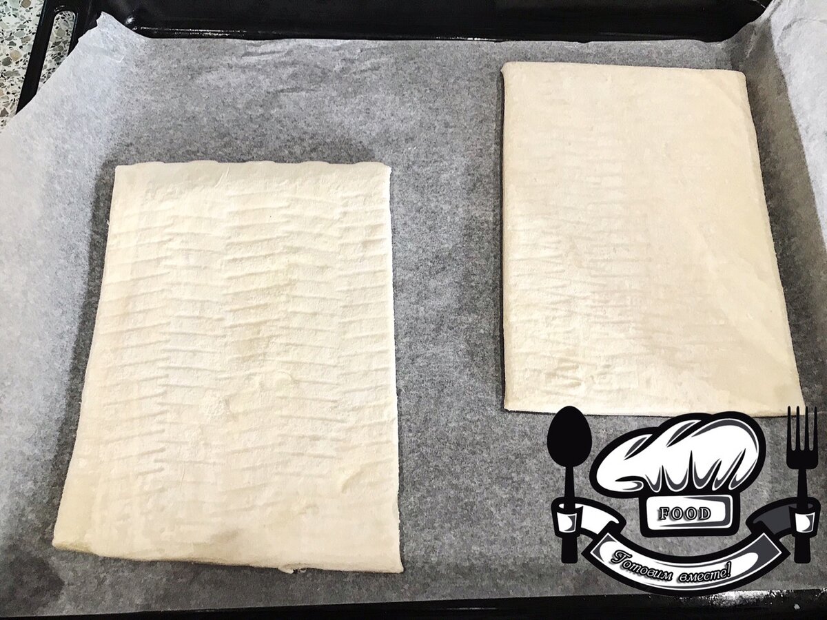 бездрожжевое слоенное тесто.