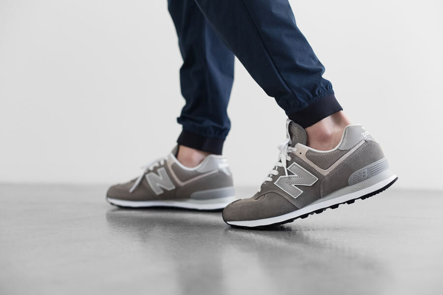 New balance 574 classic mens grey on sale