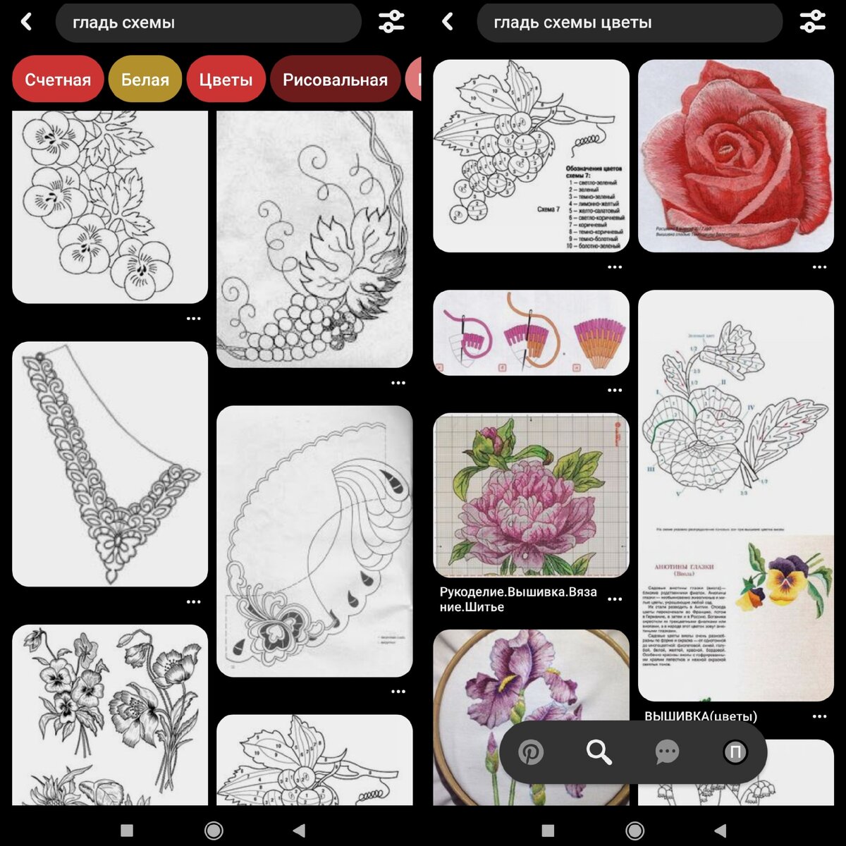 Как найти эскизы для вышивки гладью? | PAnna life | Дзен