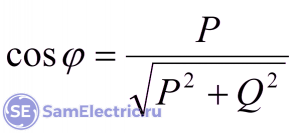 Cos φ и реактивная мощность: что и как?