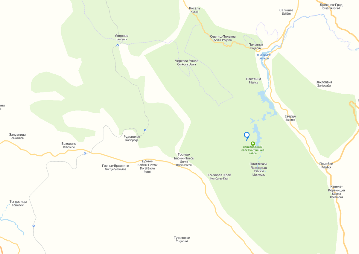 Расположение на географической карте