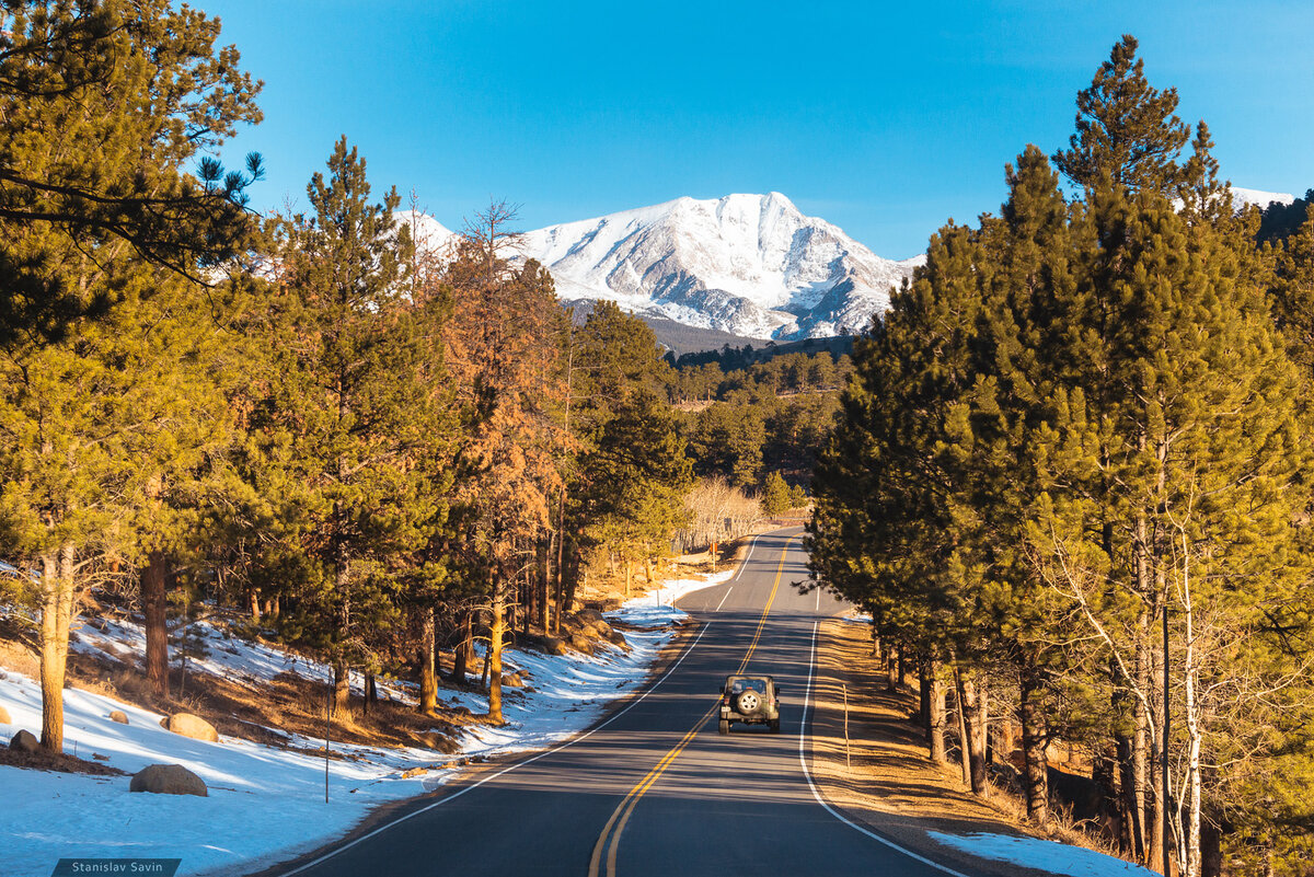 Национальный парк Rocky Mountain в Колорадо