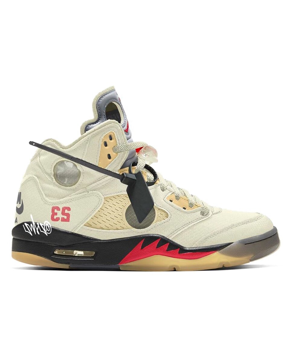 Jordan 5 x off-white SAIL