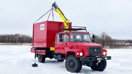 Съемный автодом для работы в суровых условиях!