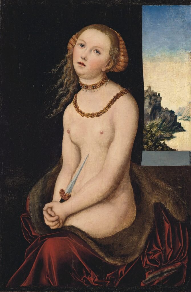 Лукас Кранах Старший, «Лукреция», 1550.