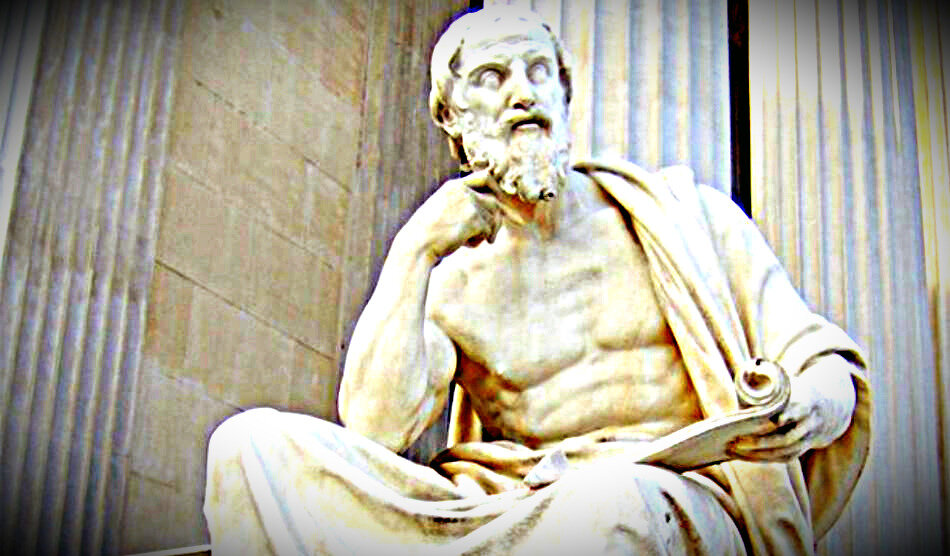 В "Истории Греко-персидских войн" Геродот, хотя и не открыто, но прославляет демократическую политику Перикла.