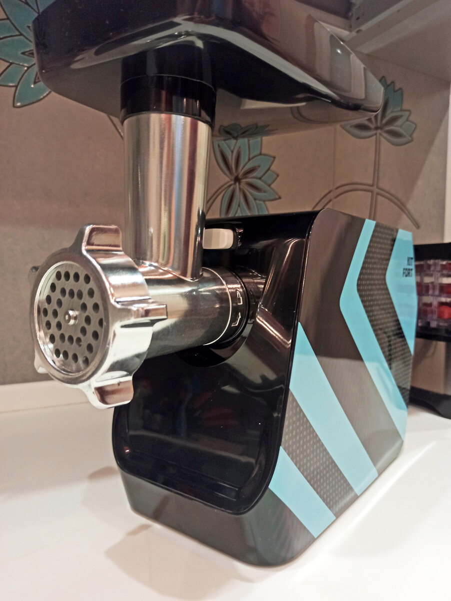 Мясорубка Kitfort КТ-2106-1, голубая