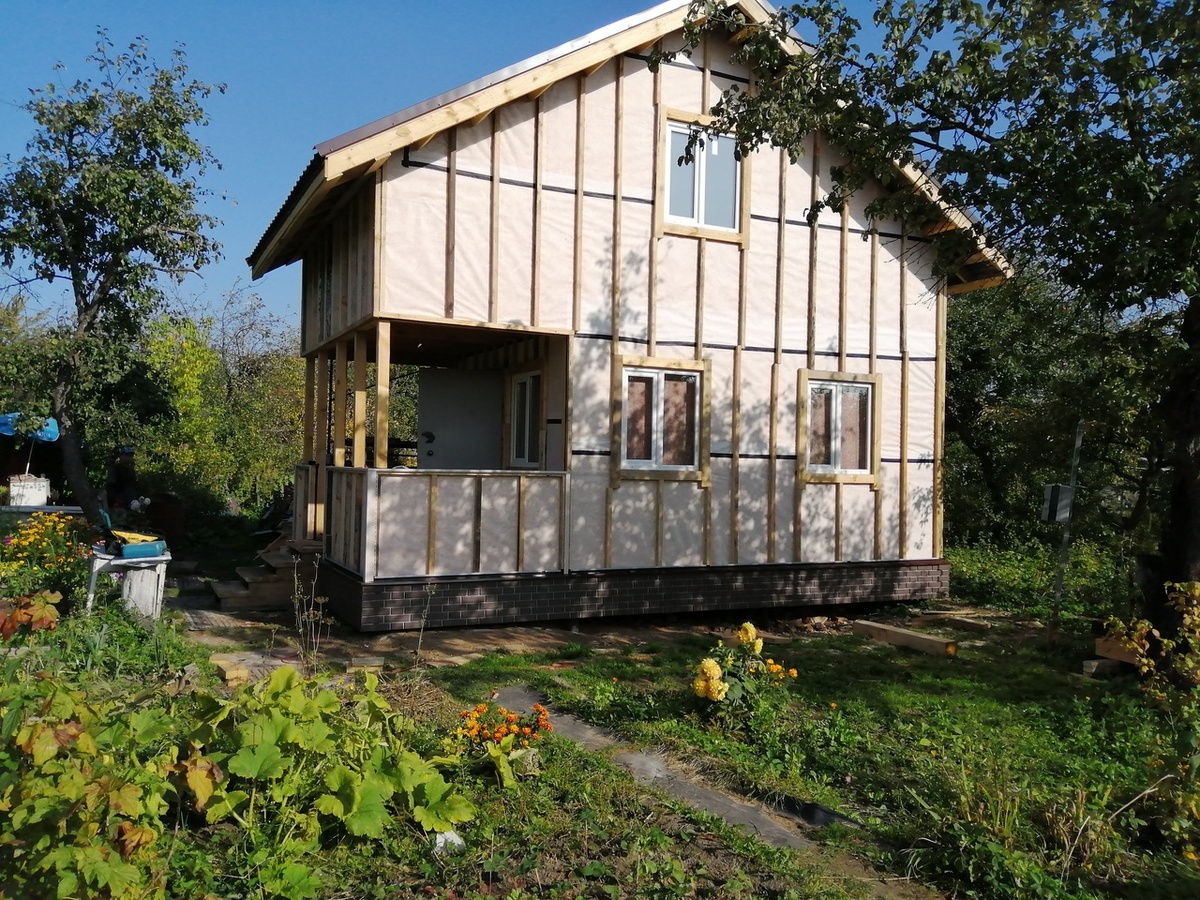 каркасный дом 