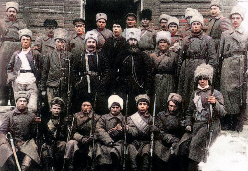 Бойцы партизанской армии Тамбовской губернии, воевавшие против коммунистов 