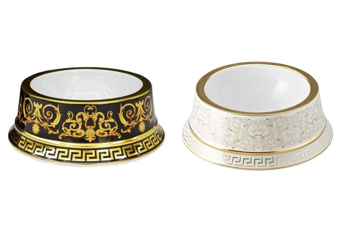 Versace’s Barocco Dog Bowl & Pet Bowl | Medusa Gala BY Versace