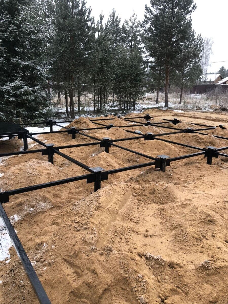 Фундамент на сваях