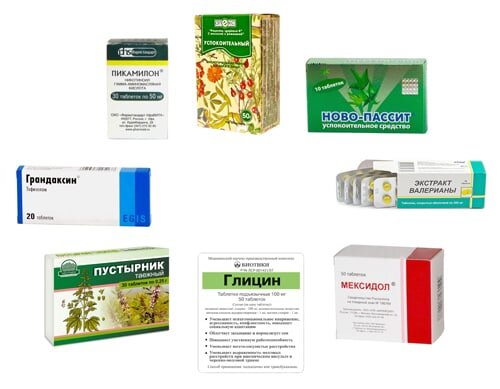 Пустырник (зачастую применяется в виде настойки, убирает раздражительность и нервозность).