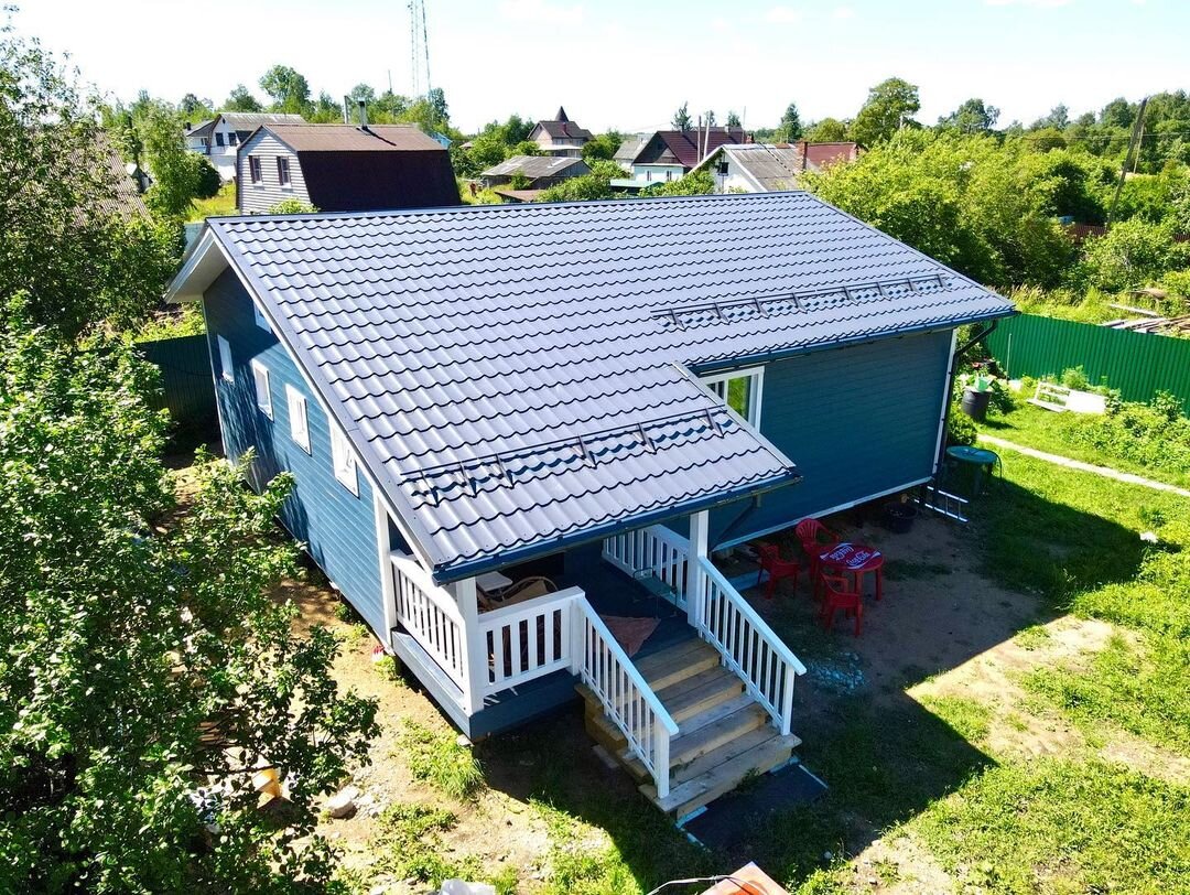 Дом в Ваганово вид на террасу