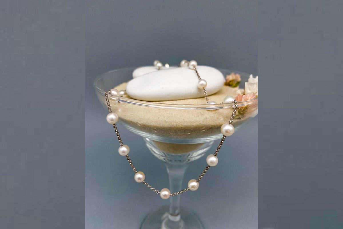 Ожерелье с жемчугом, выполненное мастерами студии Dolce Vita.