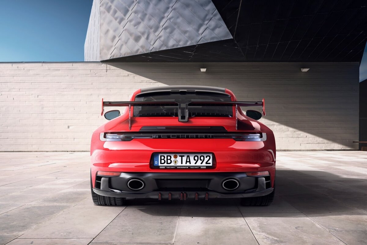 Порше 911 TECHART Blue