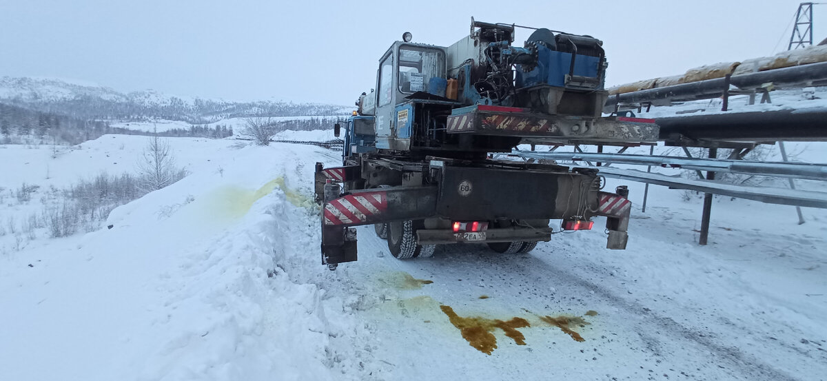 Фото: очередная поломка гидравлики