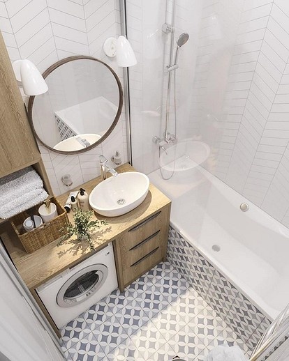 Маленькая ванная комната: современный дизайн — биржевые-записки.рф