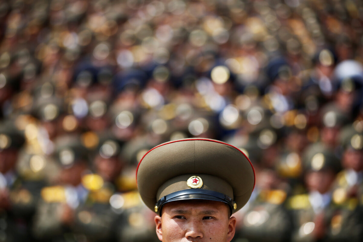 Парад в Северной Корее