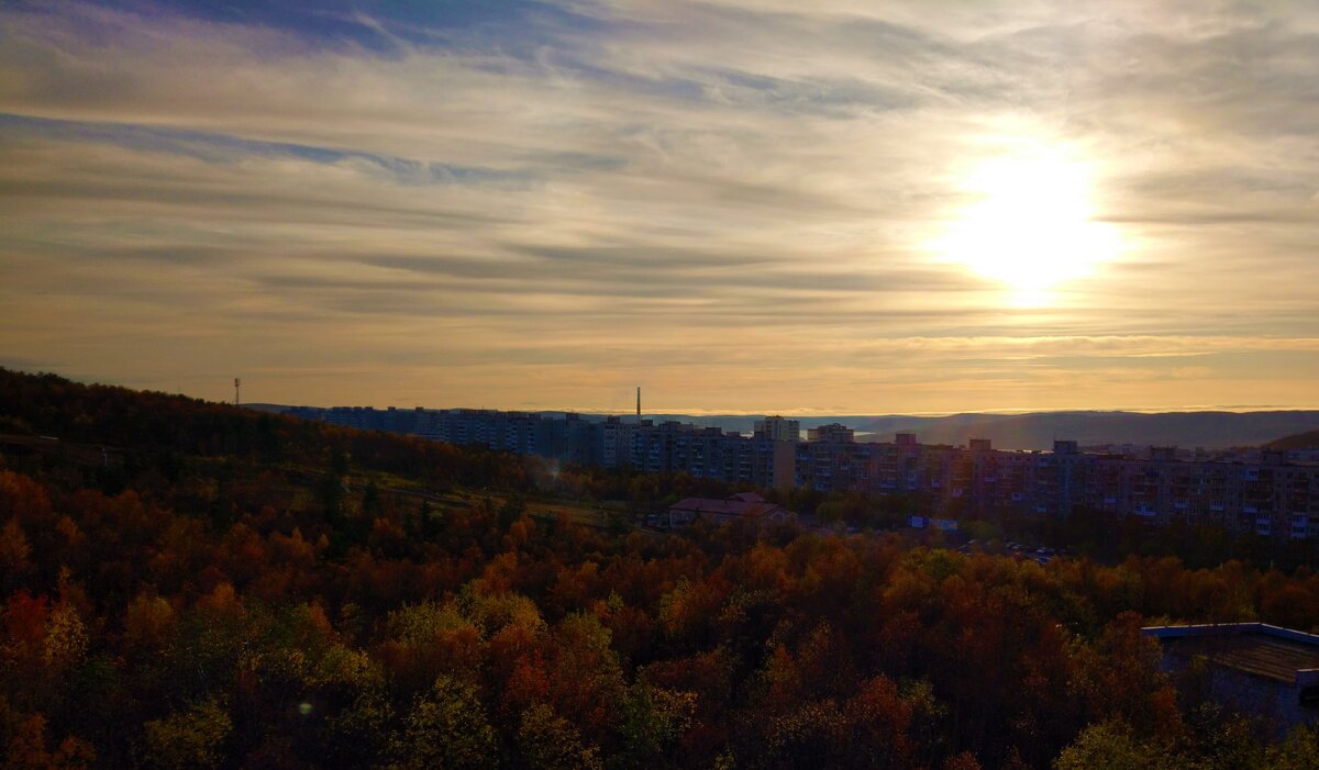 Закат за полярным кругом