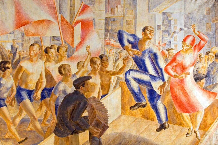Елена Аладжалова. Праздник 1 мая (1927)