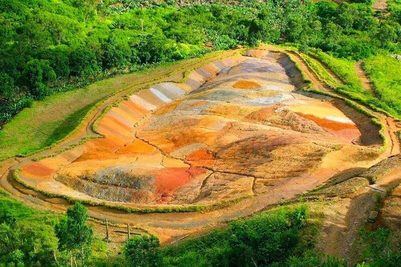 Цветные пески Шамарель.