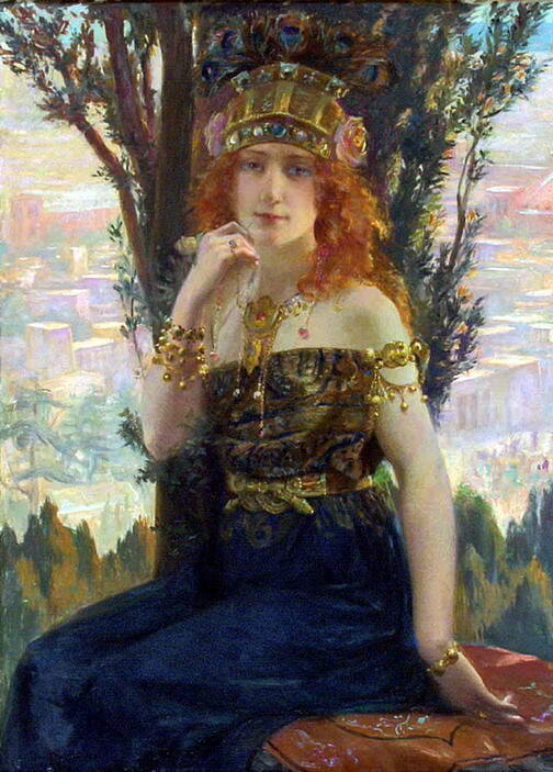 Елена Троянская. Гастон Бюссьер. 1900 г. 