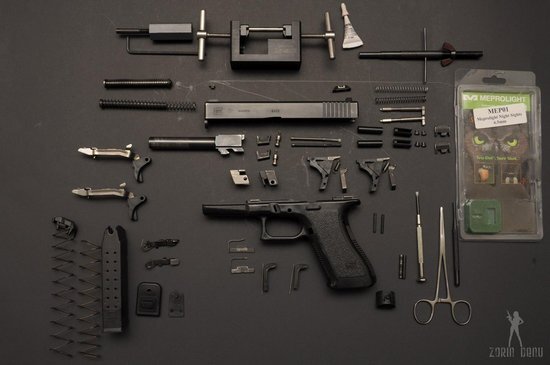 Глок 17 в разборе