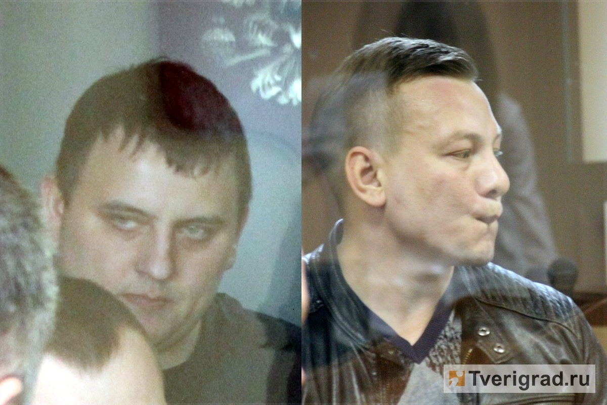 На скамье подсудимых, справа - Сергей Воробьев. Фото Tverigrad.ru