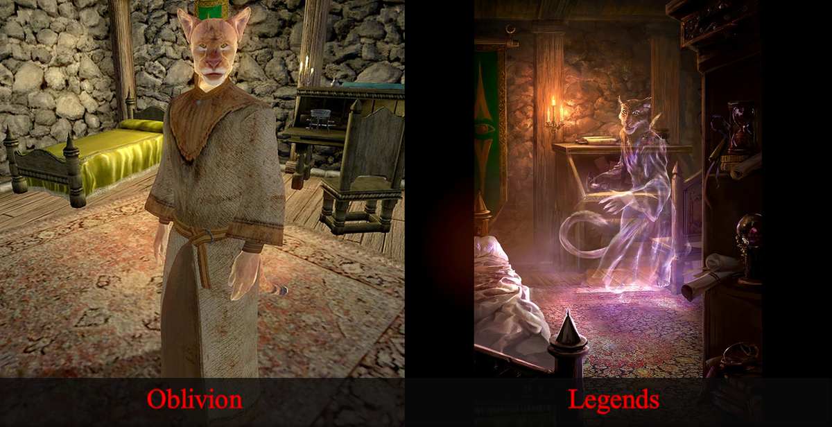 Дж'Скар в Oblivion и Legends