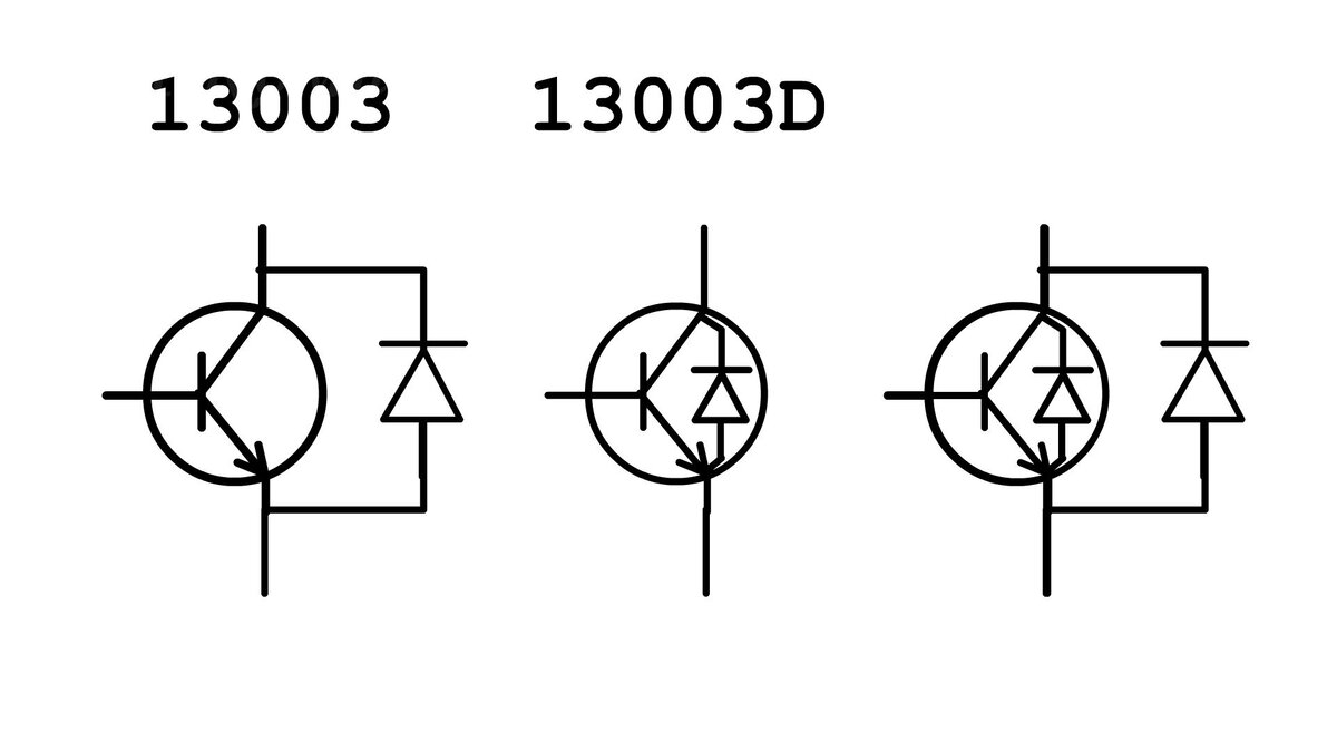 Транзисторы серии 13003